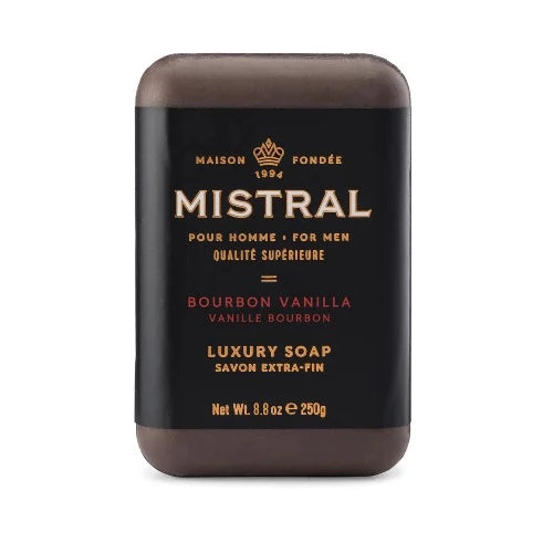 Mistral Bourbon Vanilla Bar Soap 