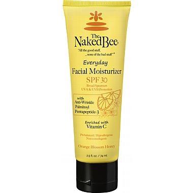Naked Bee Facial Moisturizer with SPF 30 (2.5 oz) - Orange Blossom Scent - The Soap Opera Company