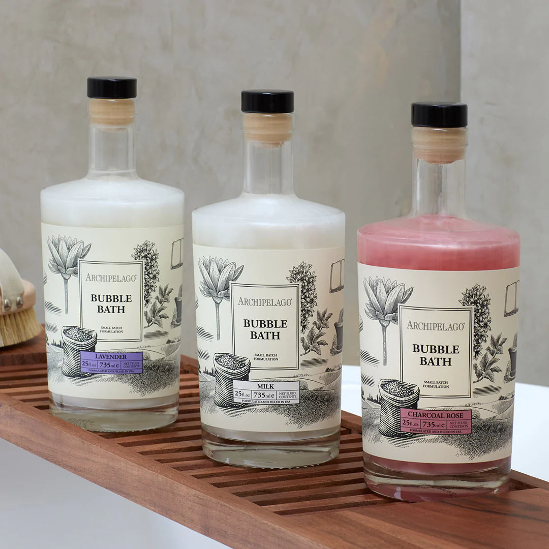 Archipelago Charcoal Rose Bubble Bath