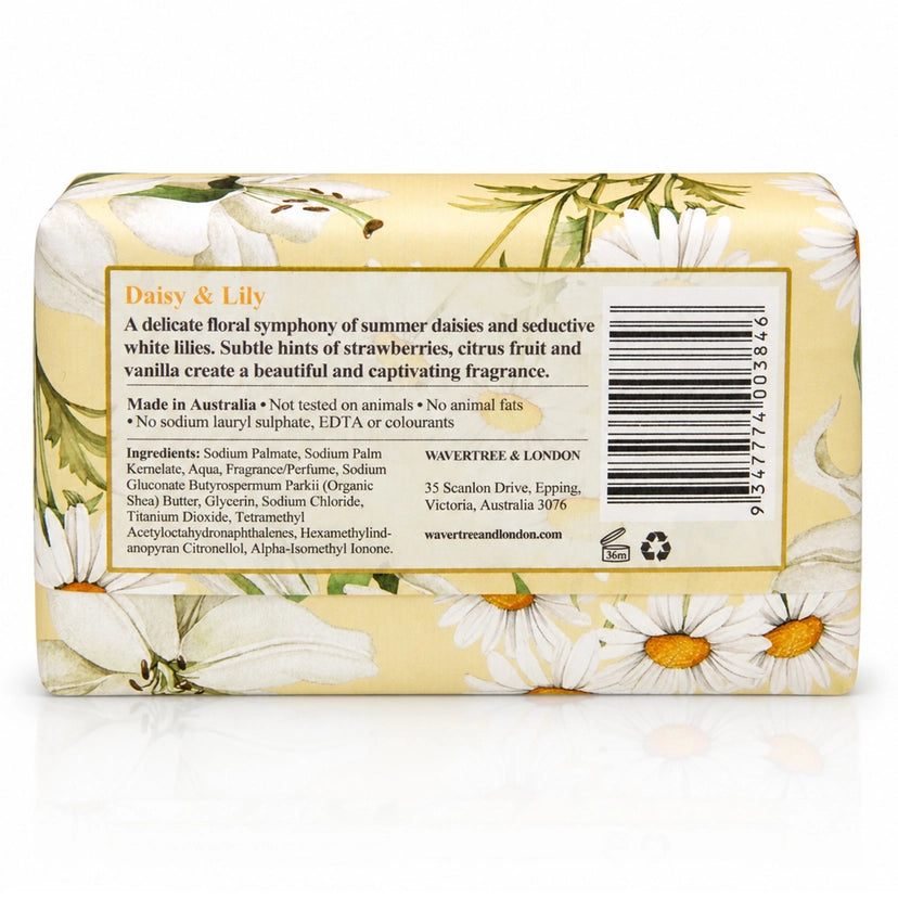 Wavertree & London Daisy & Lily Bar Soap