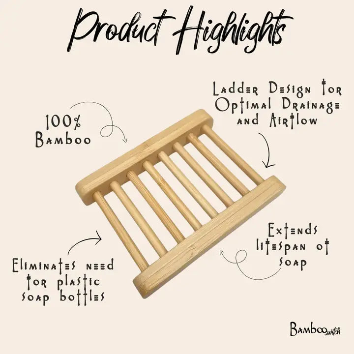 Bamboo Ladder Soap Dish