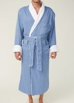 Monarch Cypress Plush Robe - Periwinkle 
