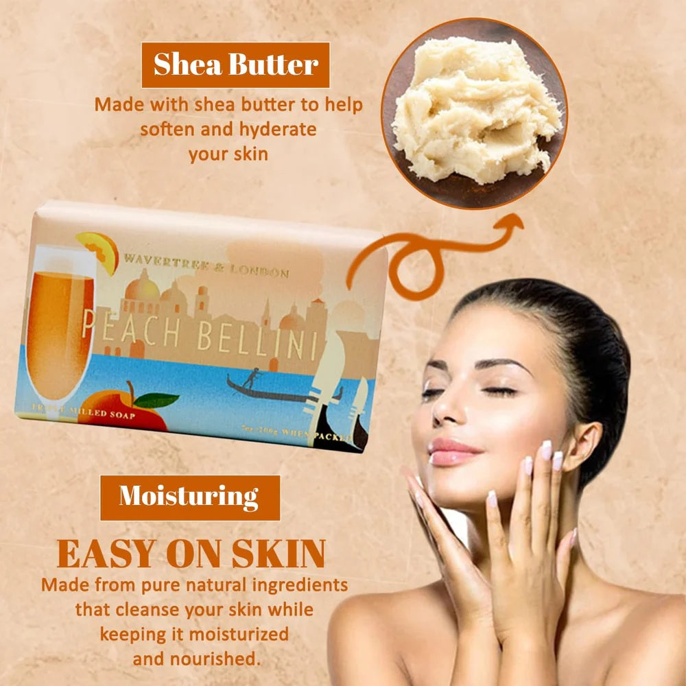 Wavertree & London Peach Bellini Bar Soap