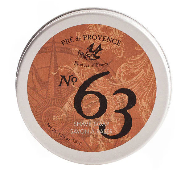 Pré de Provence No.63 Men's Shave Soap in Tin 