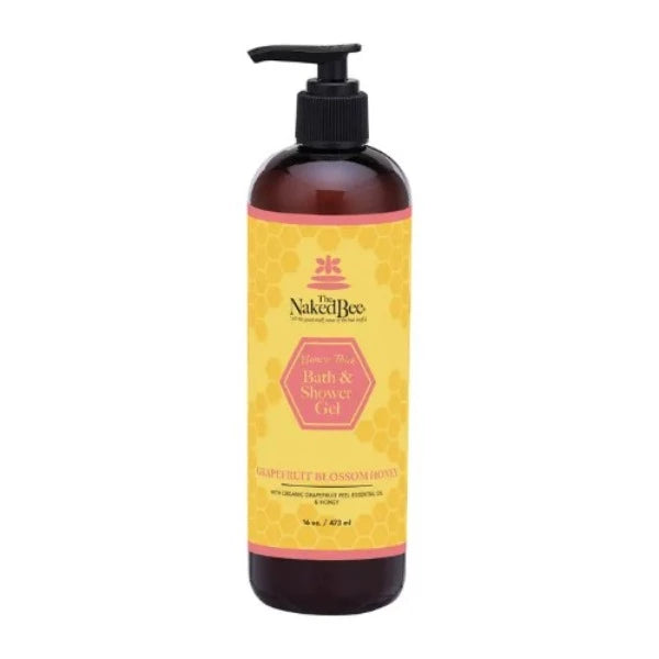 Naked Bee Grapefruit Blossom Honey Bath & Shower Gel 