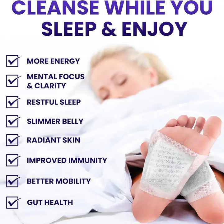Magnesium Good Night Sleep Detox Foot Pads