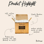 Bamboo Cotton Ear Buds | 200 ct