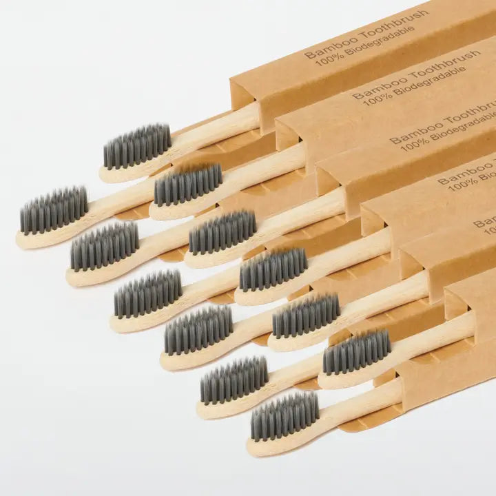 Desesh Charcoal-Infused Bamboo Toothbrush