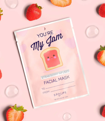 Spa Life You're My Jam Strawberry Infused Facial Mask 