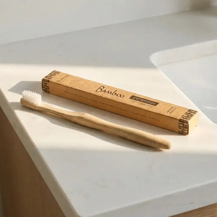 100% Compostable Bamboo Toothbrush