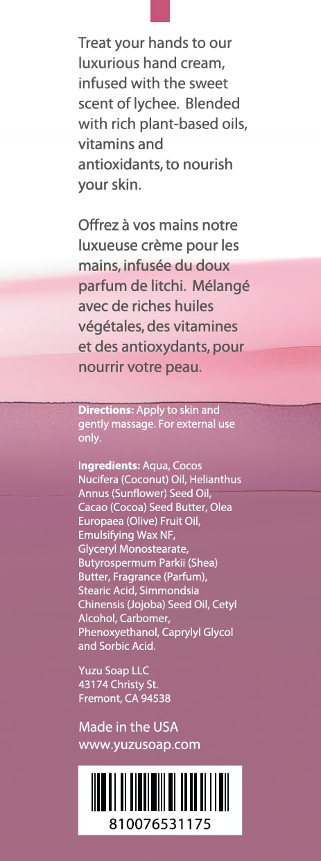Yuzu Lychee Blossom Hand Cream