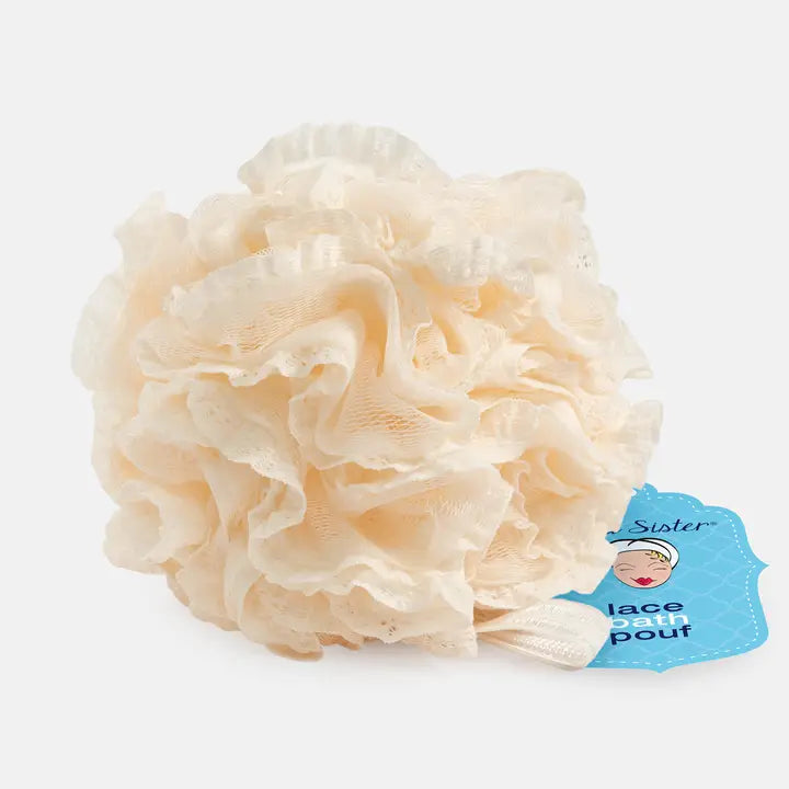 Vintage Lace Bath Pouf