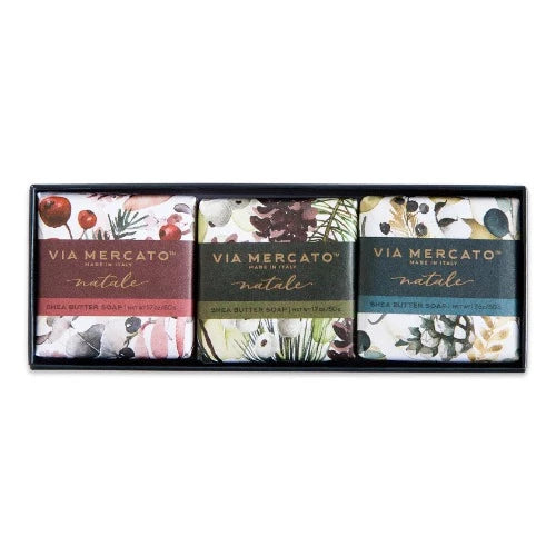 Via Mercato Shea Butter Soap Gift Set 