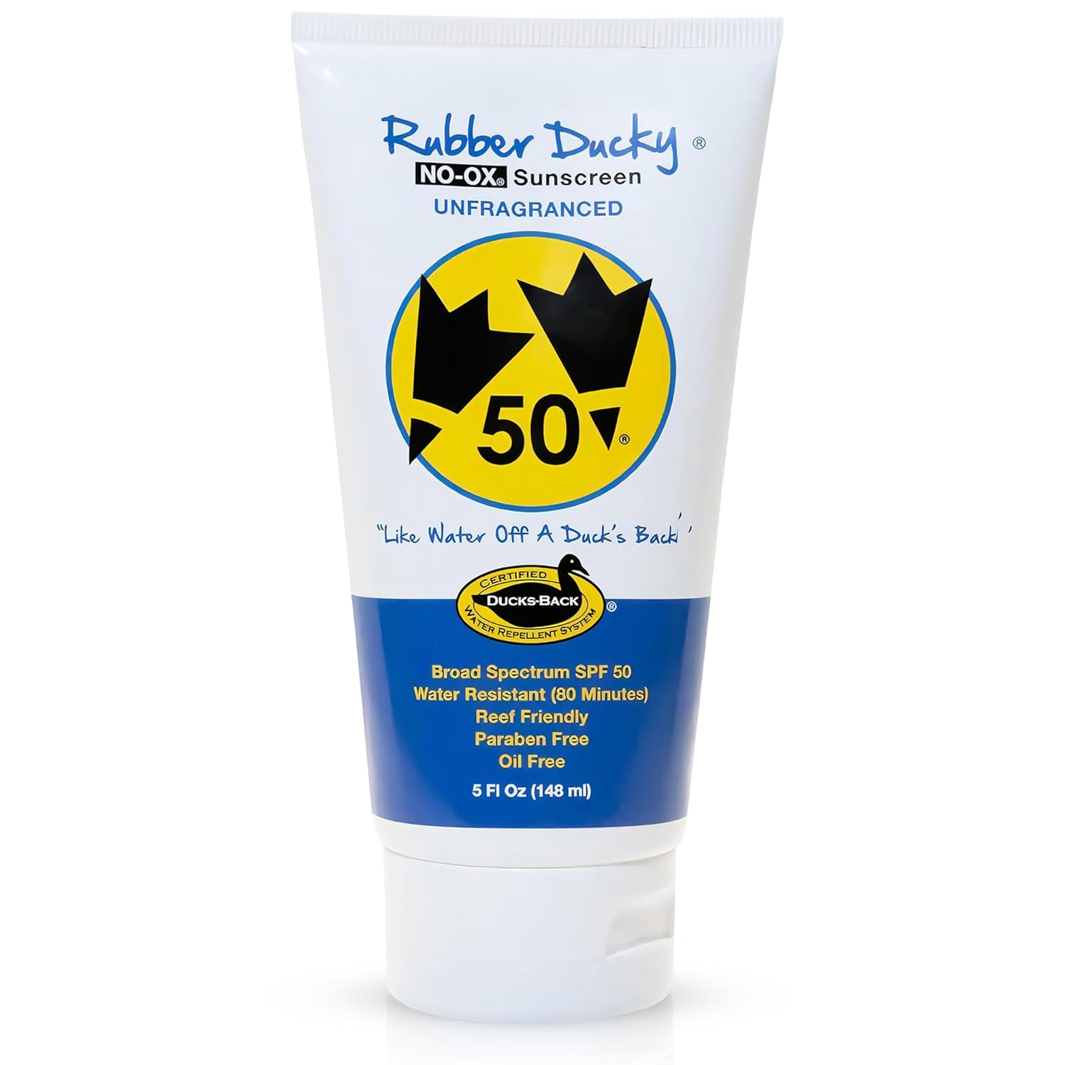 Rubber Ducky Unfragranced No-Ox 50 SPF Sunscreen 