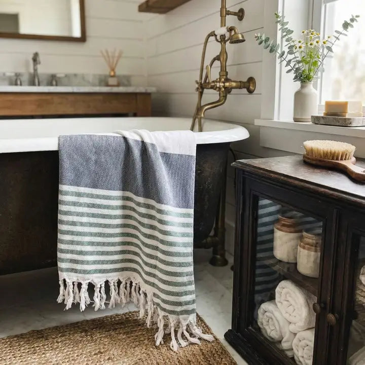 Gia Roma Mediterranean Turkish Beach/Bath Towel