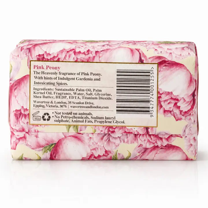Wavertree & London Pink Peony Bar Soap