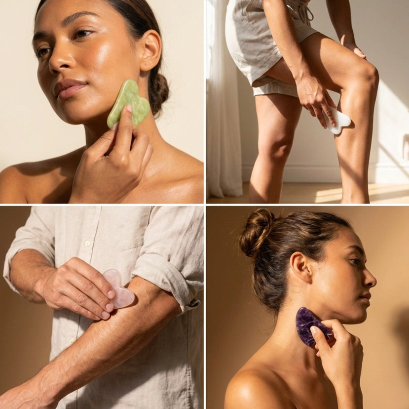 Rose Quartz Gua Sha Stone