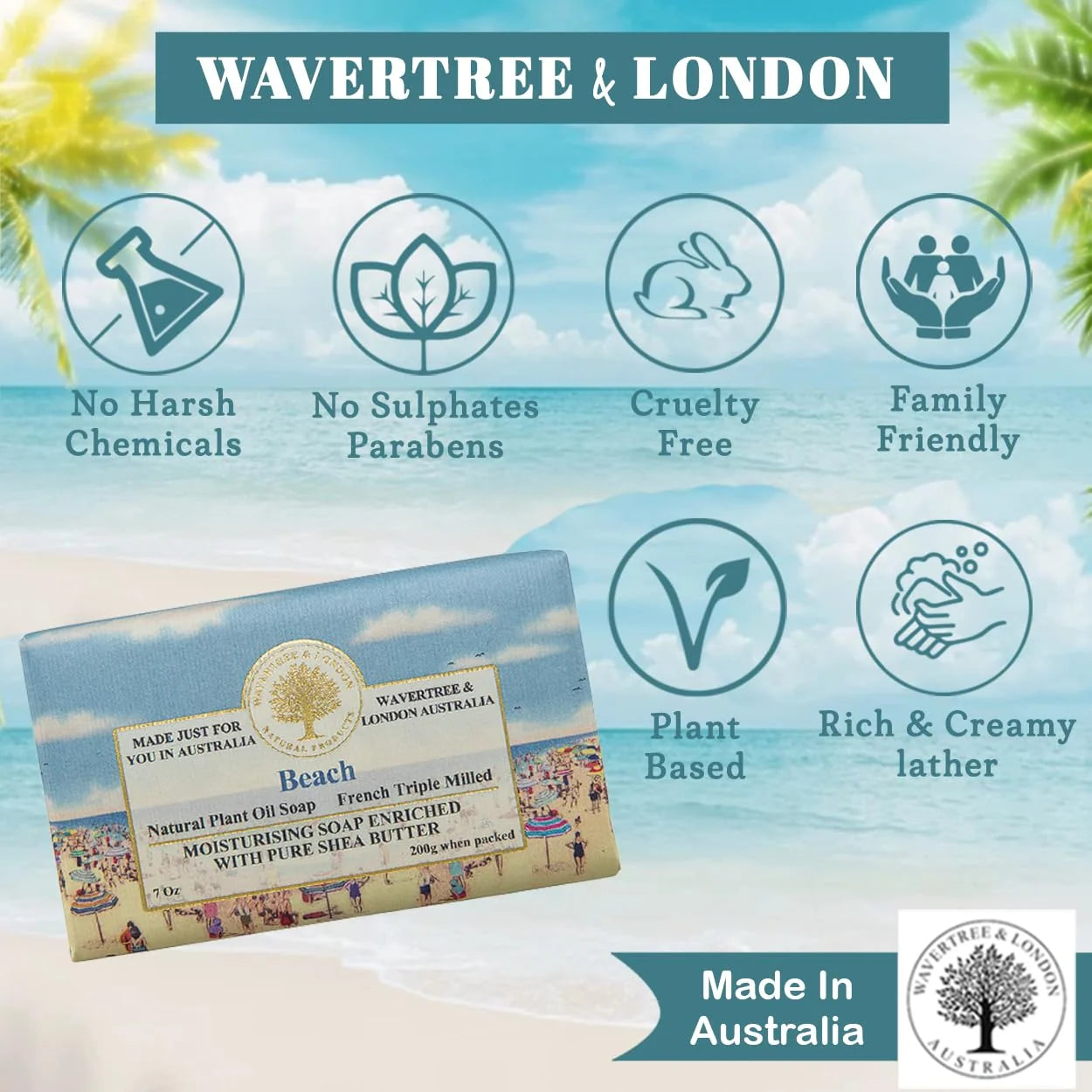 Wavertree & London Beach Bar Soap