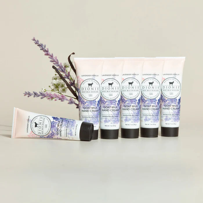 Dionis Travel Size Lavender Vanilla Goat Milk Hand Cream 