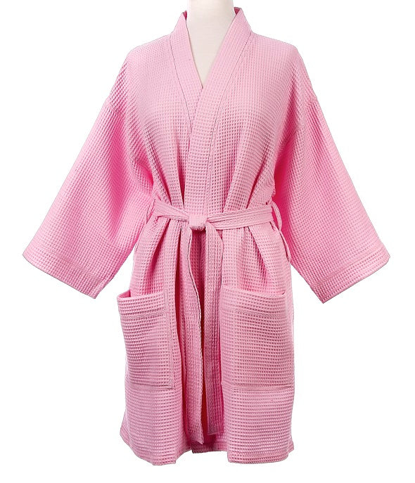 Ladies Waffle Weave Robe 