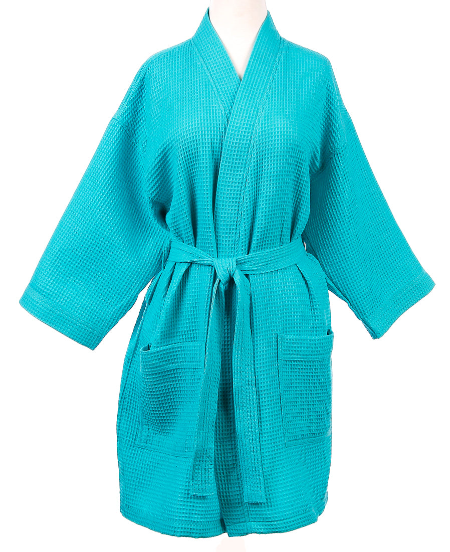 Ladies Waffle Weave Robe 