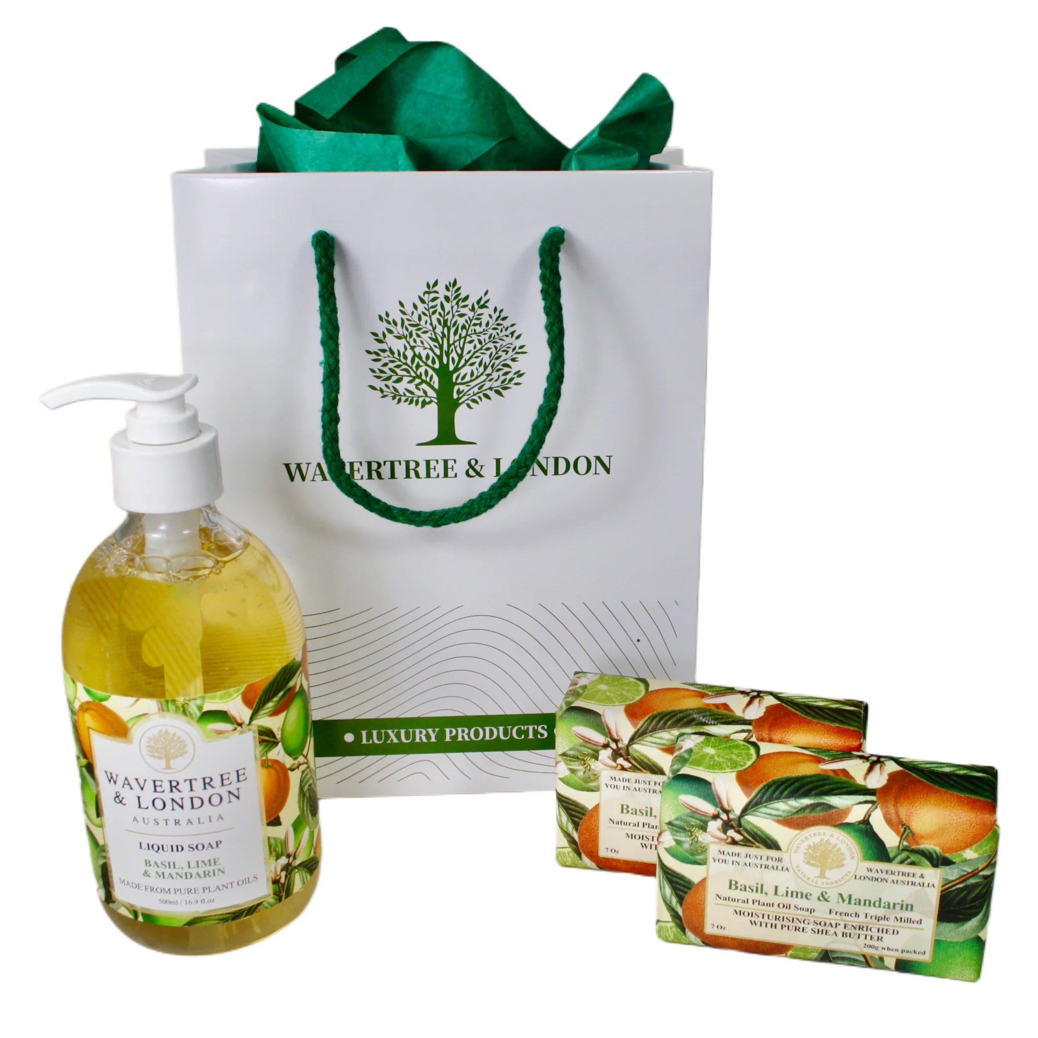 Wavertree & London Basil, Lime & Mandarin Liquid Soap