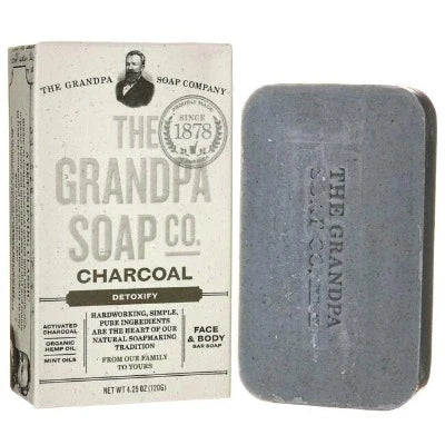 The Grandpa Soap Company Charcoal Bar Soap 