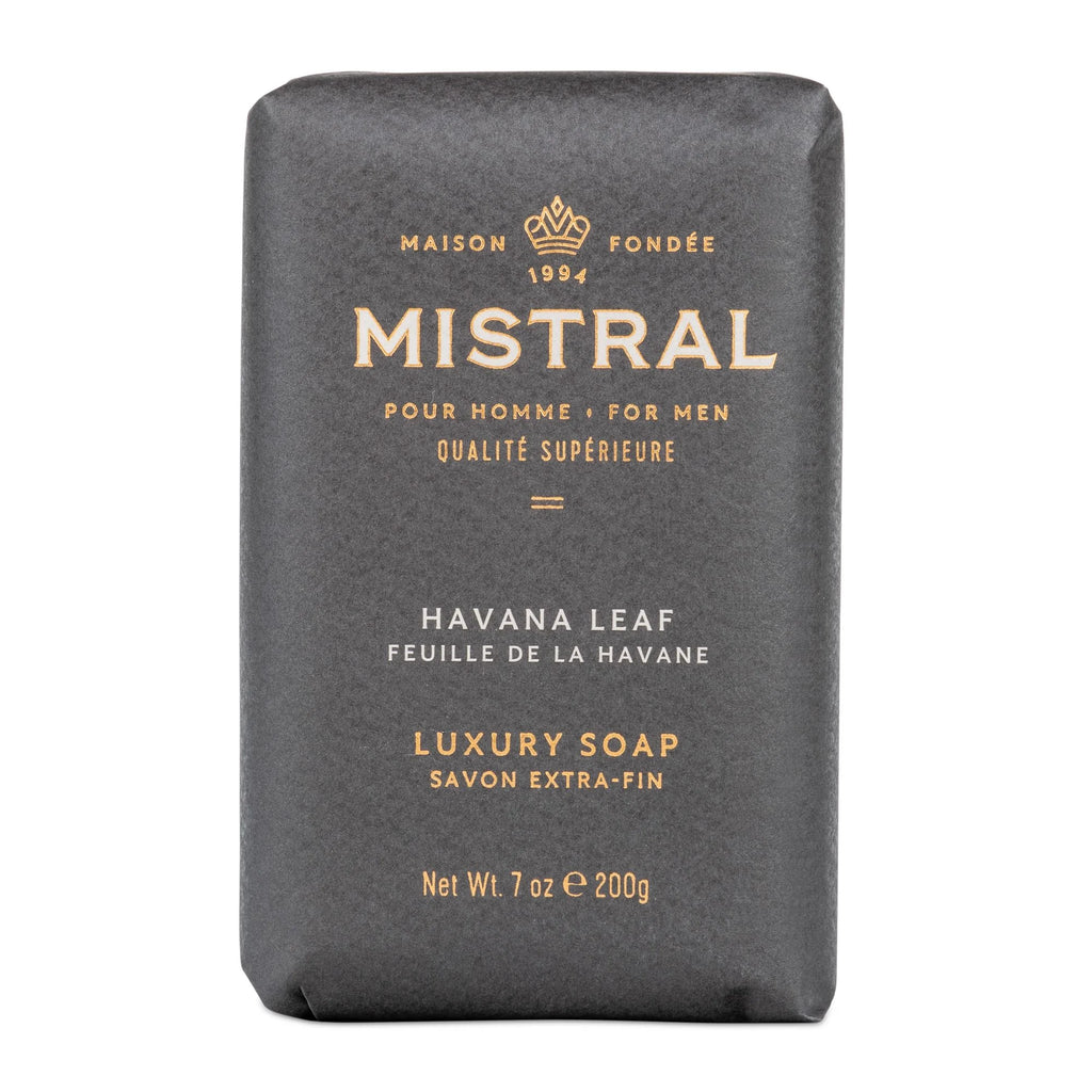 Mistral Havana Leaf Luxury Bar Soap 