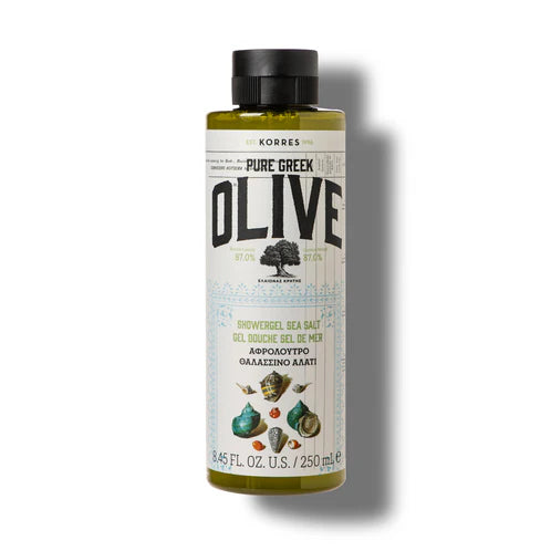Pure Greek  Olive Sea Salt Shower Gel 