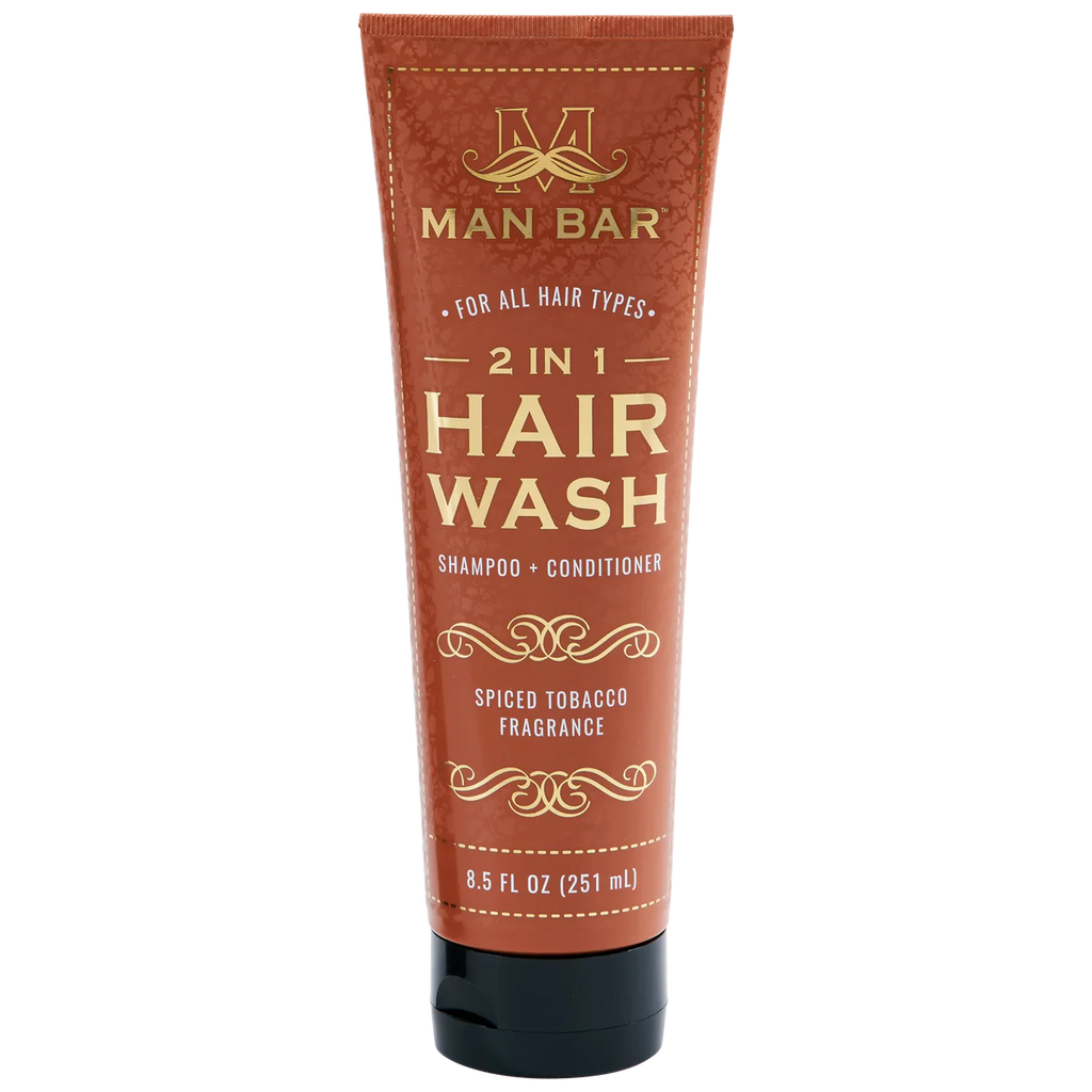 Man Bar 2-in-1 Spiced Tobacco Hair Wash 