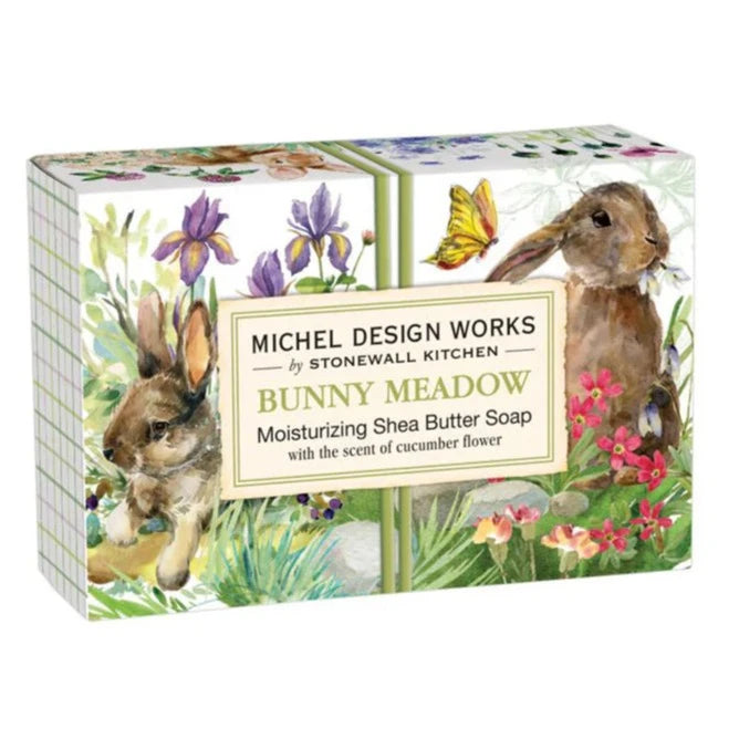 Michel Design Works Bunny Meadow Moisturizing Shea Butter Soap 