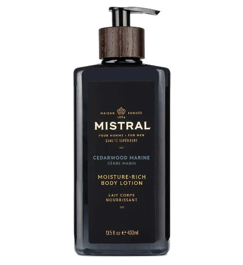 Mistral Cedarwood Marine Moisture-Rich Body Lotion 