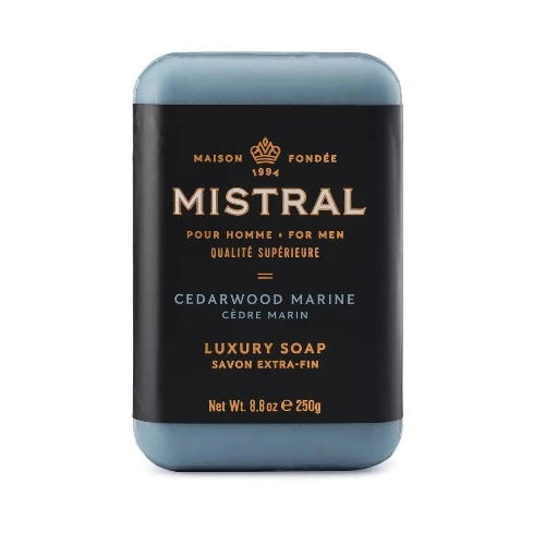 Mistral Cedarwood Marine Bar Soap 