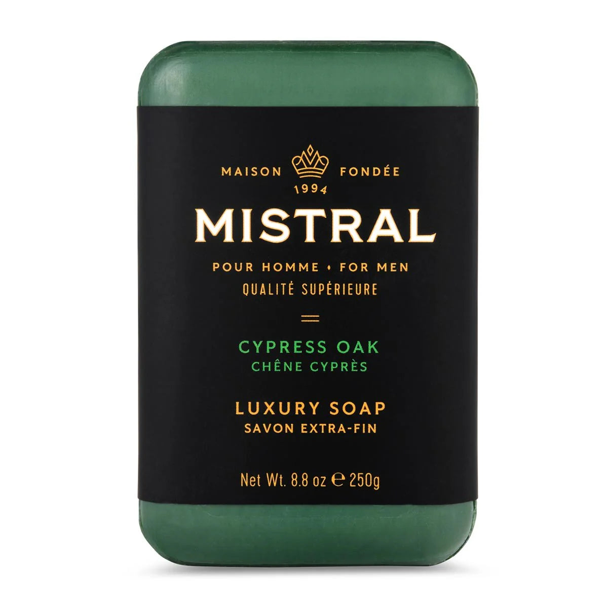 Mistral Men's Cypress Oak Bar Soap