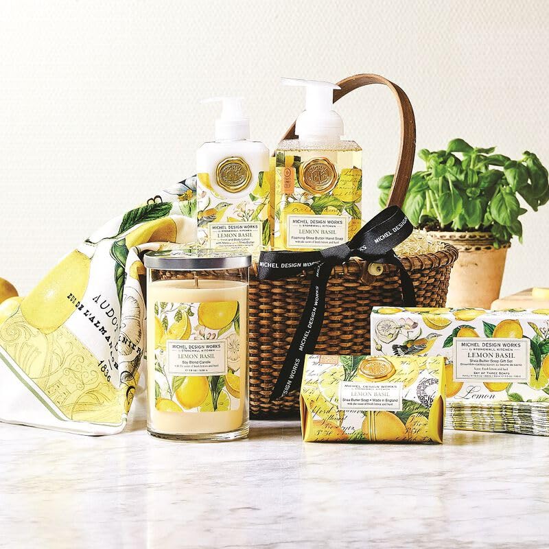Michel Design Works Lemon Basil Soap Bar