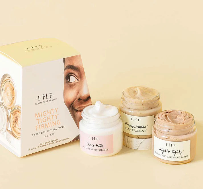 Farmhouse Fresh Might Tighty 3 step Facial Set