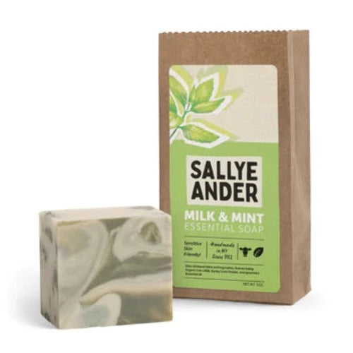 SallyeAnder Milk & Mint Block Soap (5oz) 