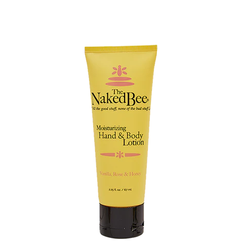 Naked Bee Vanilla Rose Hand & Body Lotion (2.25 oz.) 