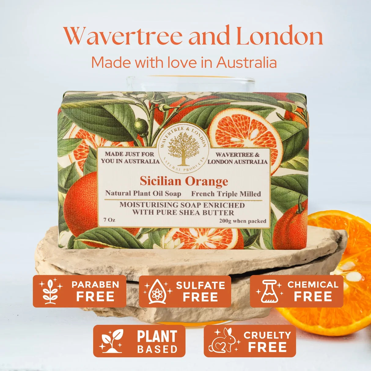 Wavertree & London Sicilian Orange Bar Soap