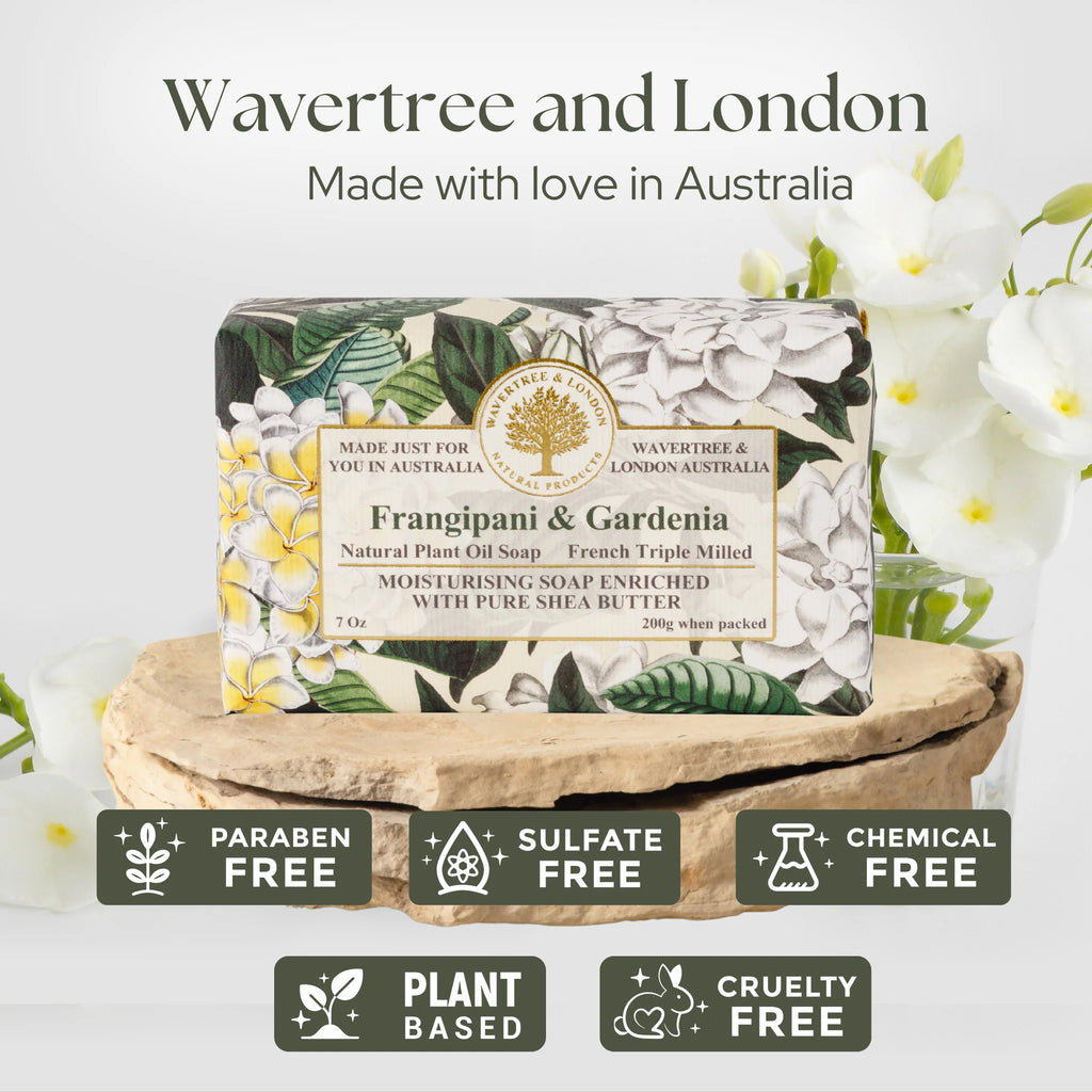 Wavertree & London Frangipani & Gardenia Bar Soap