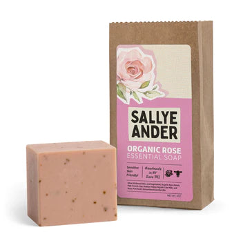 SallyeAnder Organic Rose Block Soap (5oz) 