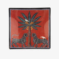 Ortigia Red Glass Soap Dish