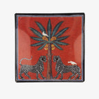 Ortigia Red Glass Soap Dish