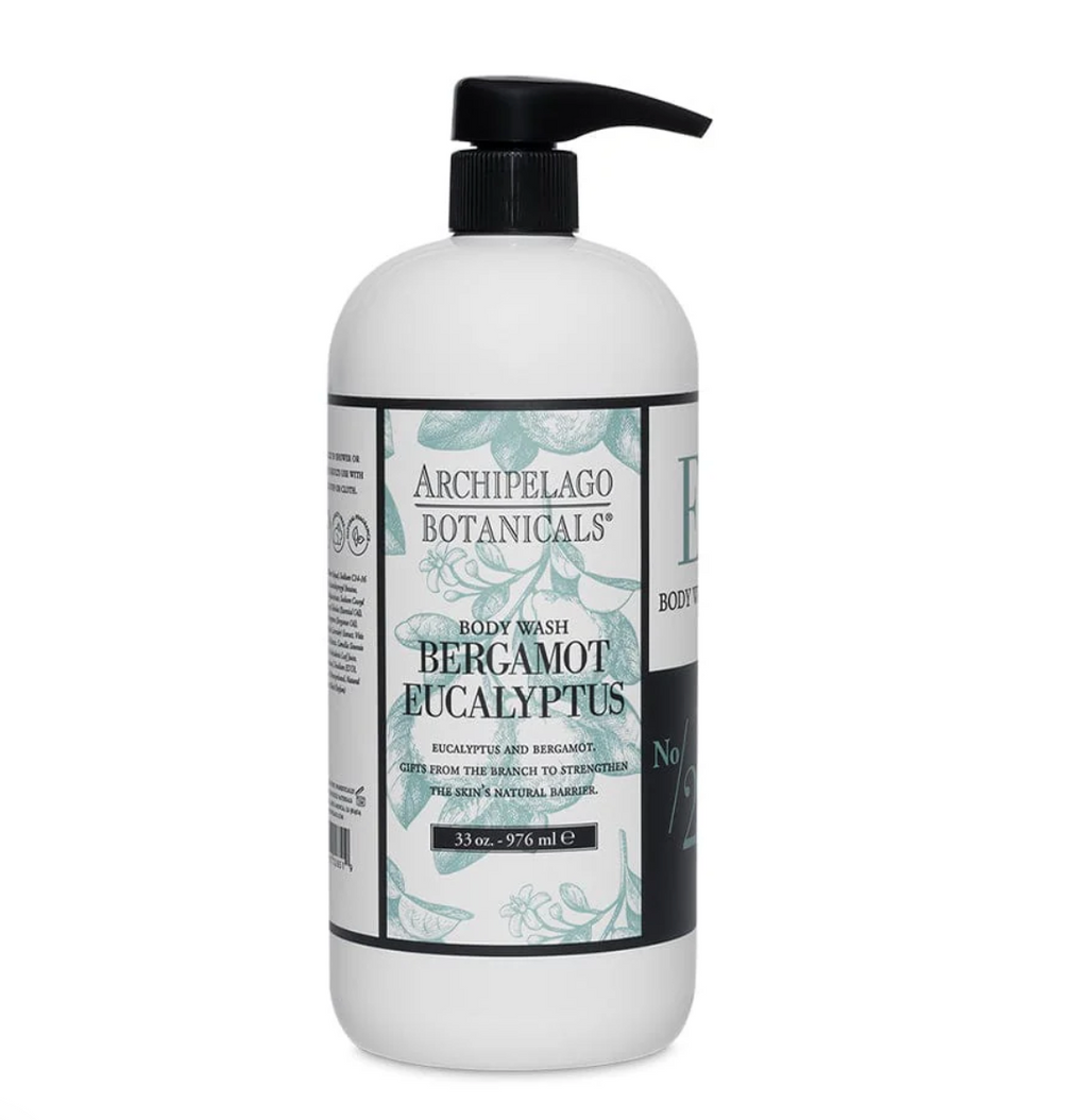 Archipelago Bergamot Eucalyptus Body Wash 33oz 