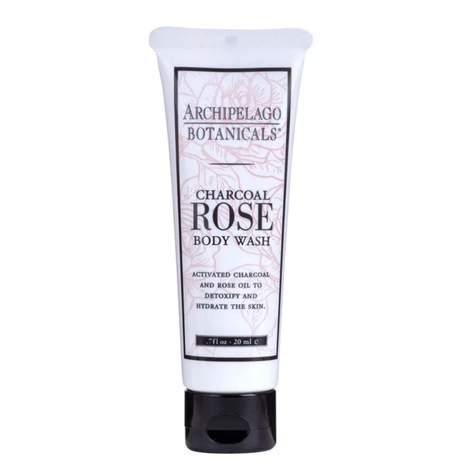 Archipelago Charcoal Rose Travel Size Body Wash