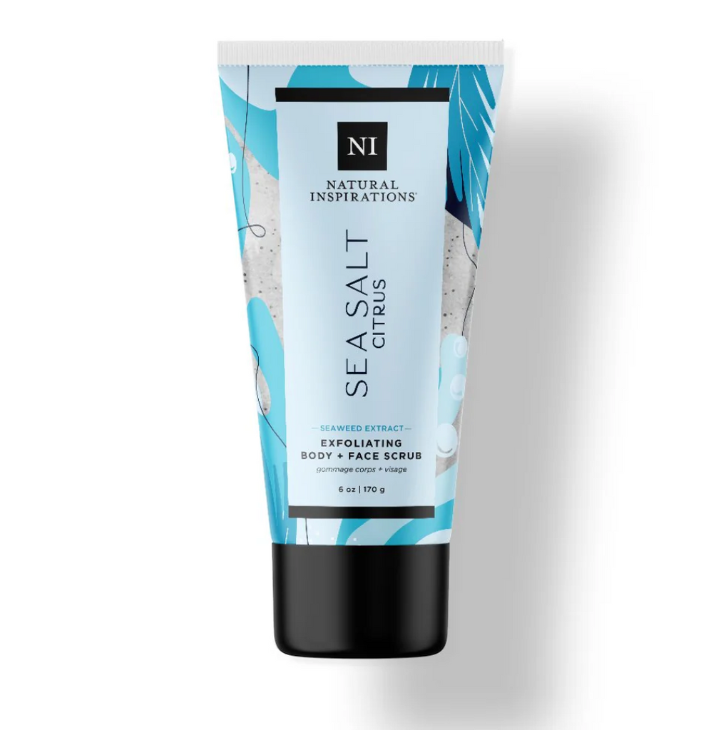 Natural Inspirations Sea Salt Citrus Body & Face Scrub 