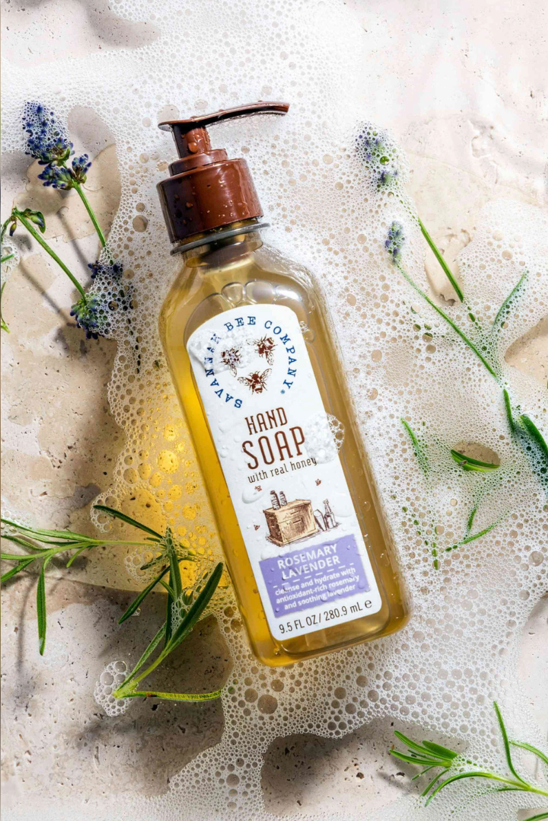 Savannah Bee Company Rosemary Lavender Honey Hand Soap 