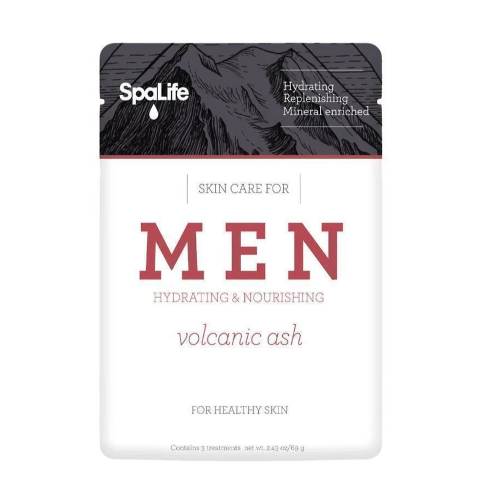 My Spa Life Men's Volcanic Ash Hydrating Facial Mask 