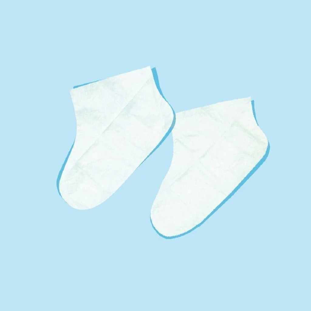 My Spa Life Men's Cooling Mint Moisturizing Foot Sock Treatment 