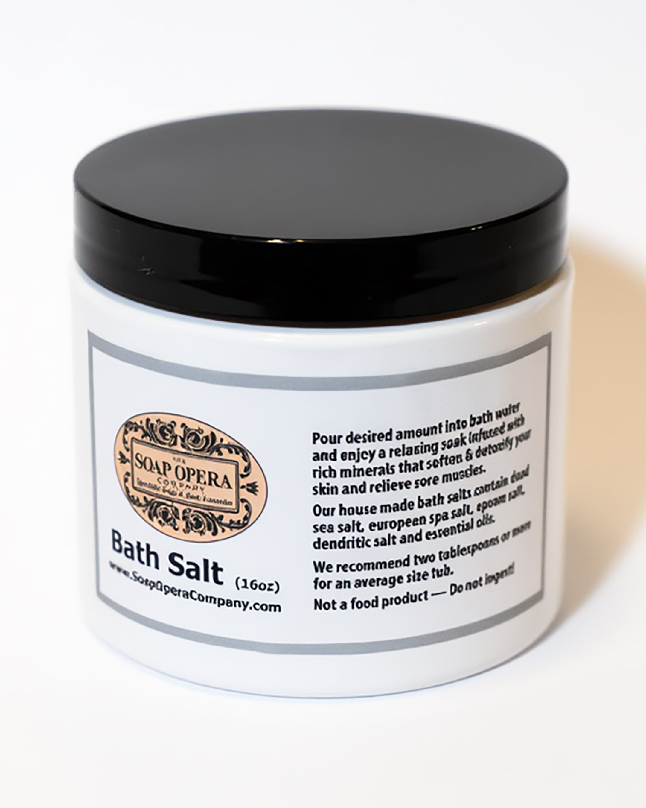 The Soap Opera Company Bath Salt Jar